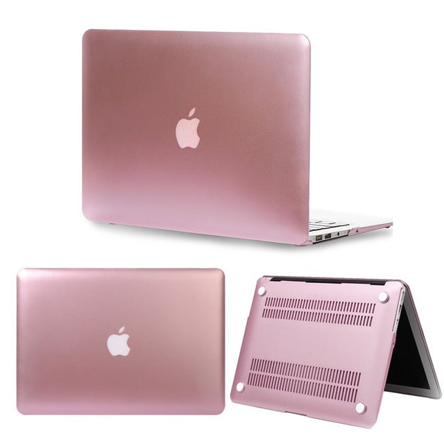 KK&LL Matte Hard Shell  Laptop case For Apple MacBook Air Pro Retina 11 12 13 15 & New Air 13 / Pro 13 15 inch with Touch Bar
