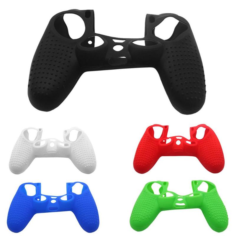 Non-slip Soft Silicone Case Grip Cover Skin for PS4 PS4 PRO Game Controller Joystick Handle Protector for PlayStation 4